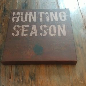 Hunting season canvas picture